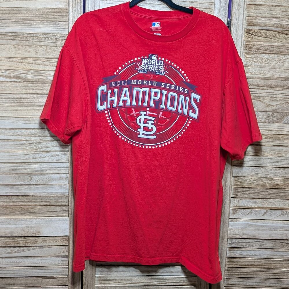 2011 World Series Champions T-Shirt St. Louis Size XL
